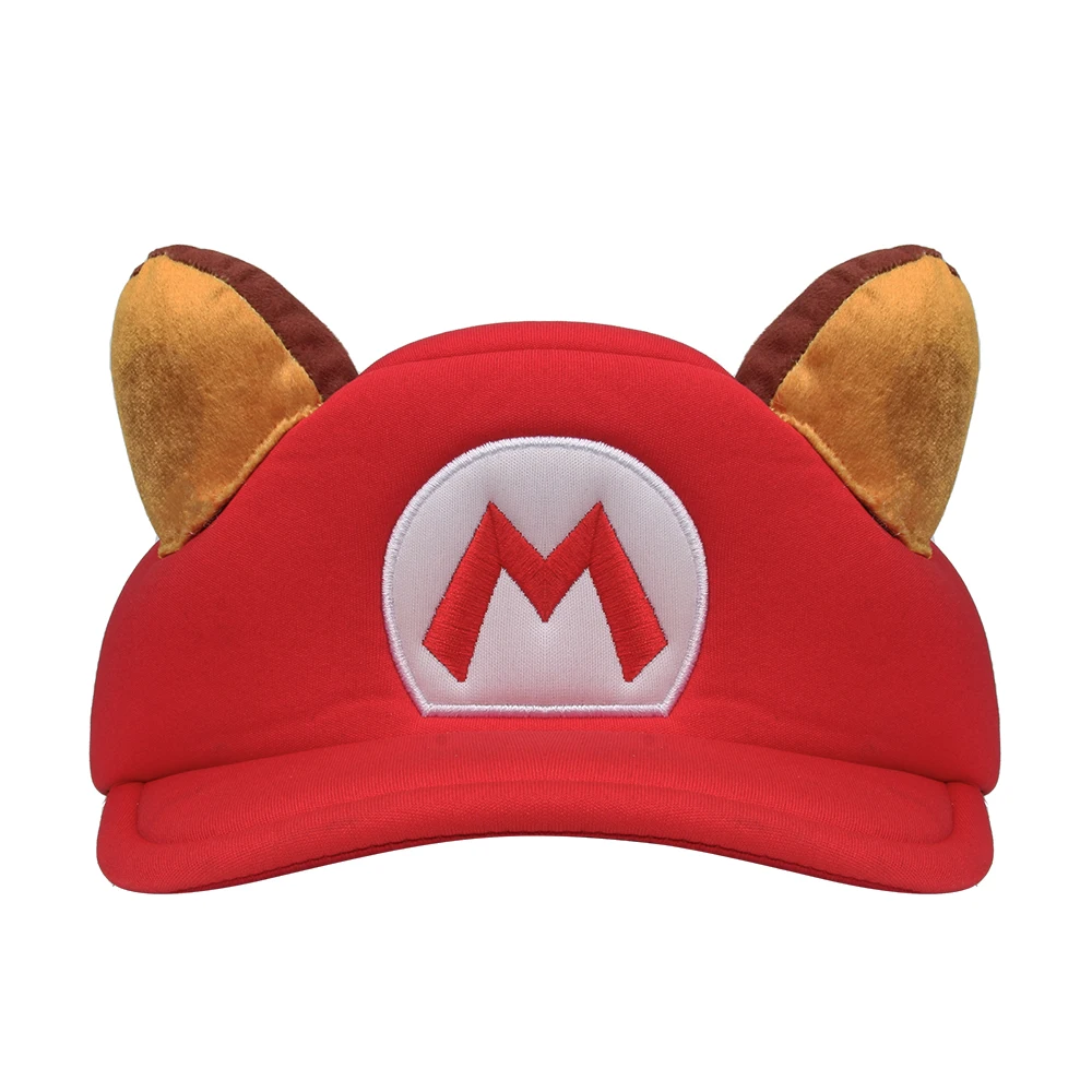 

Red Color Hat M Printed Baseball Hats with Horns