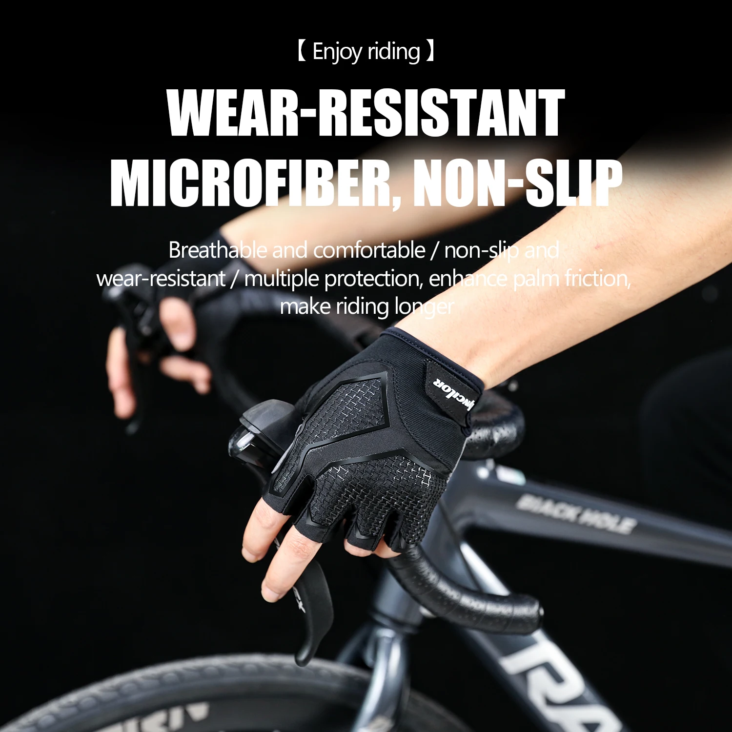 2023 Half-Finger Men'S And Women'S Cycling Gloves Liquid Silicone Shock-Absorbing Breathable Sports Bike Fitness Gloves 3