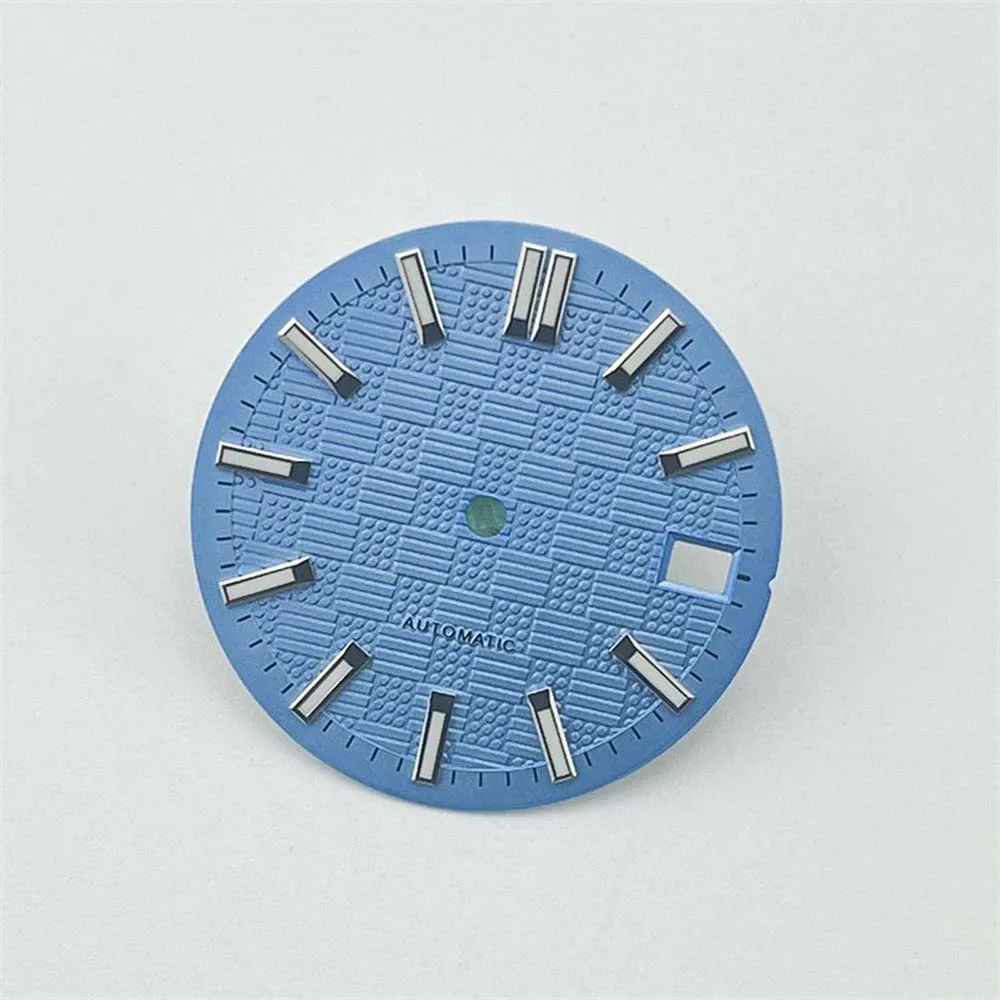 Replacement NH35 28.5mm Green Luminous Watch Dial for NH35A/4R35 Movement