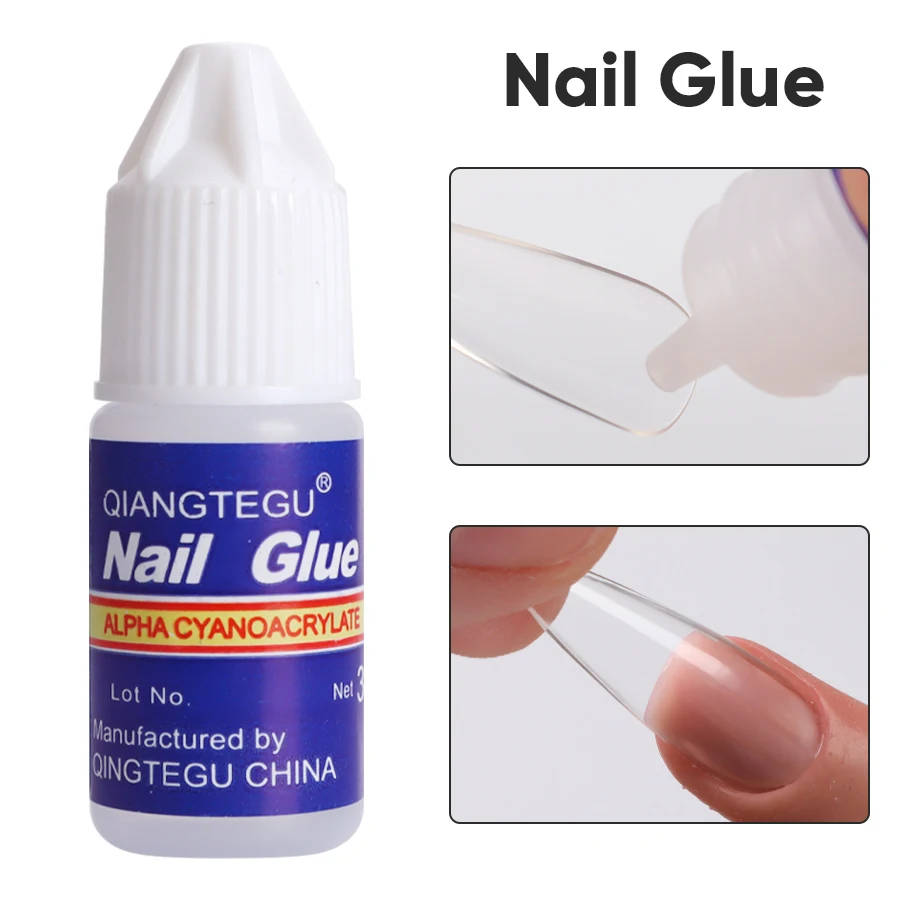 5pcs Nail Gel Strong Adhesive Quick Drying UV Adhesive for Fake Nails DIY Press on Nails Detachable Low Price Nail Art Tool 2