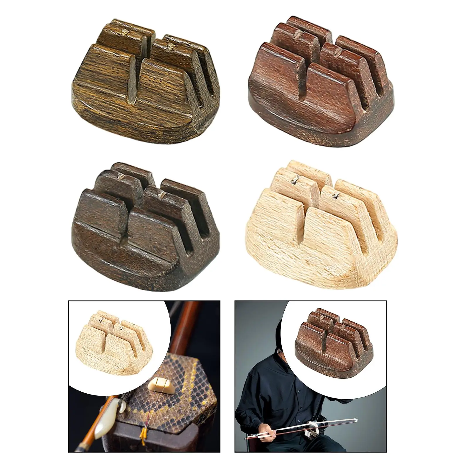 Erhu Bridge Replacements Musical Bridge for Chinese Erhu Player Accessories