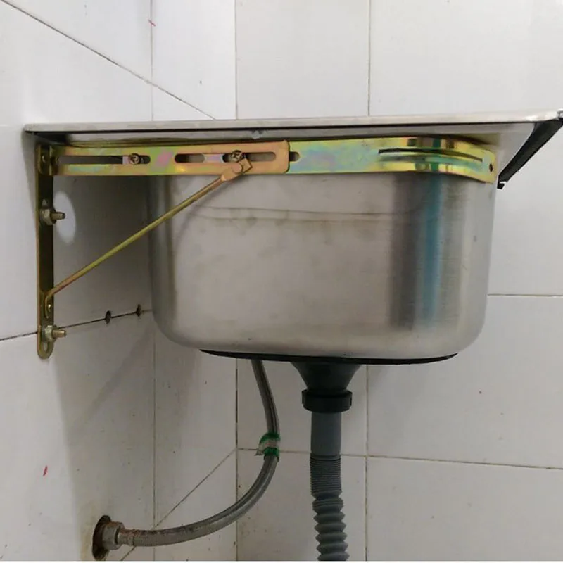 Kitchen sink Handmade stainless steel single bowl sink above counter or wall mounted vegetable Wash basin set mx4221950