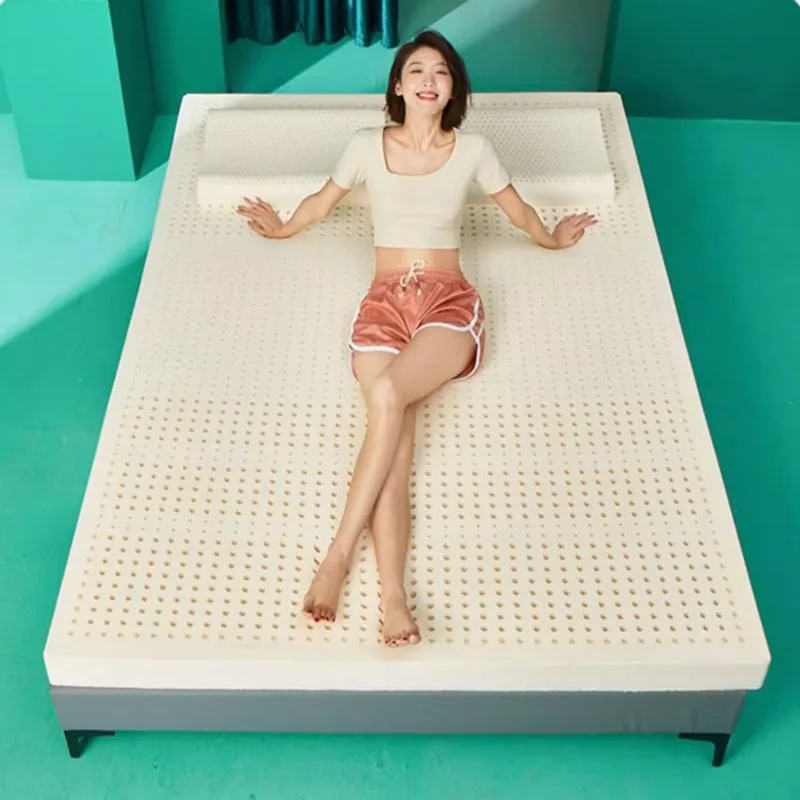 

Full Size Latex Double Bed Mattress Soft Thailand Materia Latex Bedroom Tatami Mattresses Foldable Core Sleep Colchon Furniture