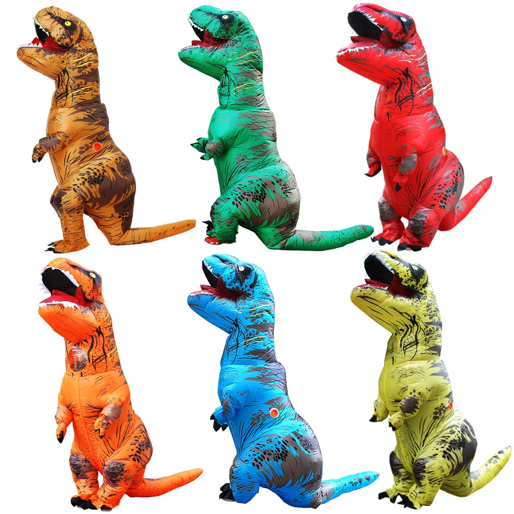 

Adult Inflatable Dinosaur Costume Party Cosplay Costumes Fancy Mascot Boys Anime Halloween Costume For Men Women Kids