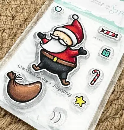 DIY 스크랩북 인감 카드 제작용 독일 크리스마스 클리어 스탬프 A5104