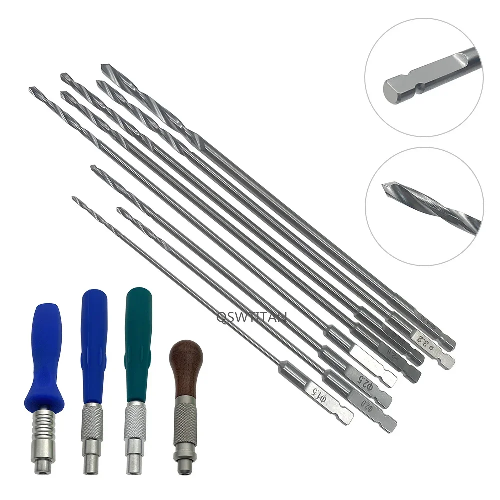 AO Orthopedic Bone Drill Bit Stainless Steel AO Quick Fit Drill Bits Autoclavable Veterinary Orthopedic Instrument