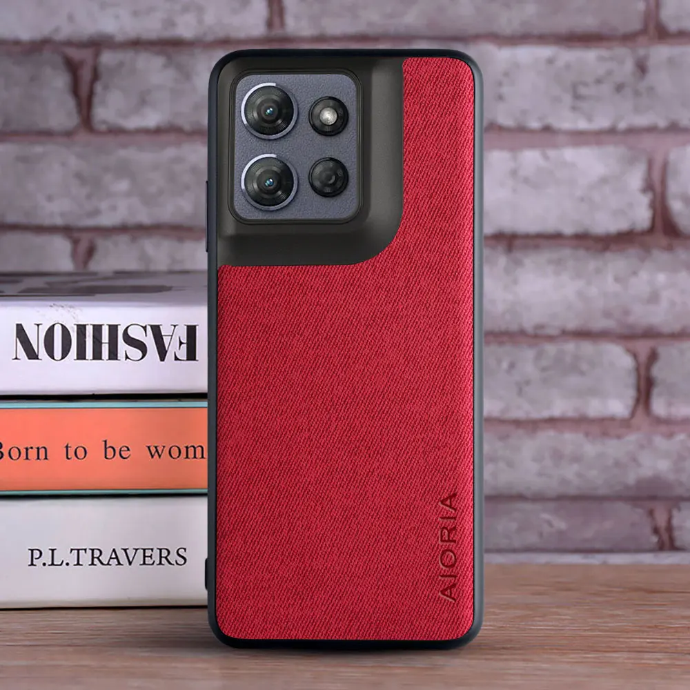 Leather Master Hard Textile Fashion Phone Cover