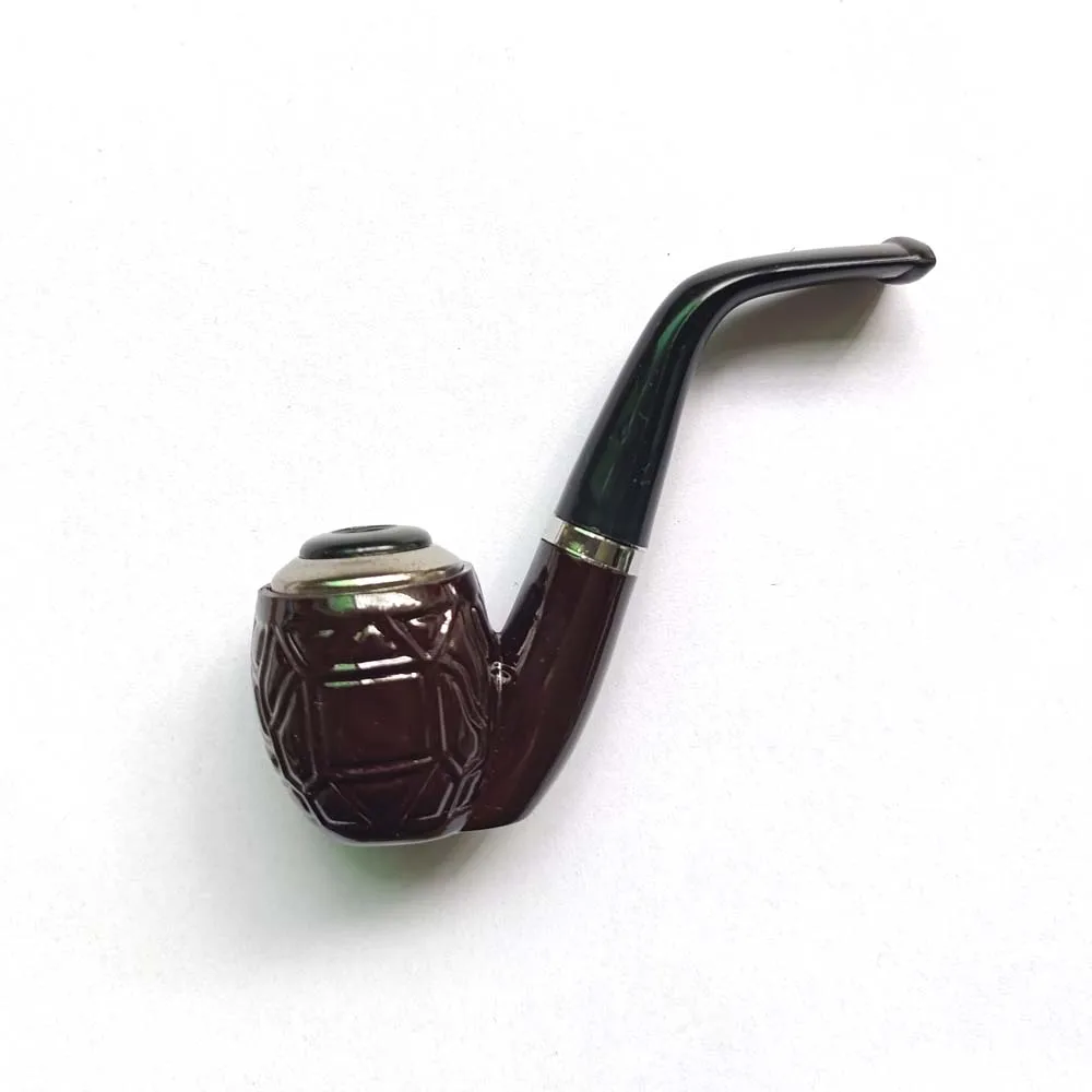 Classic Resin Pipe Chimney Filter Long Smoking Pipes Tobacco Pipe Cigar Gifts Gift Grinder Smoke Mouthpiece tobacco pipe smoking pipe