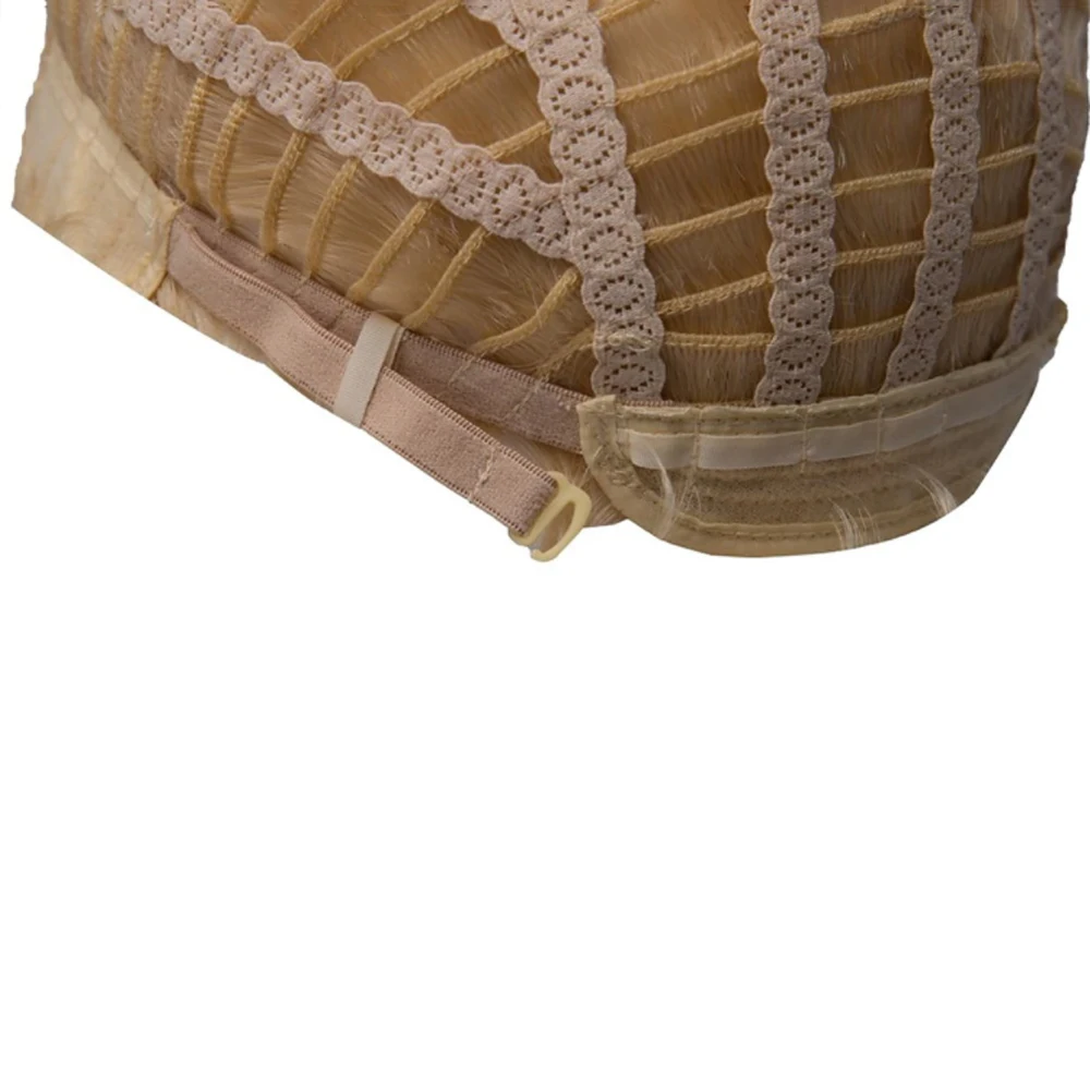 شعر مستعار اصطناعي طويل مموج أشقر مع بانج كبير منت...