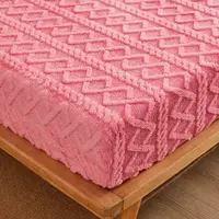 Coral Velvet Bedsheet  Bedspread  Milk Velvet Mattress Protective Cover  Winter Plush Insulation Bedspread 4