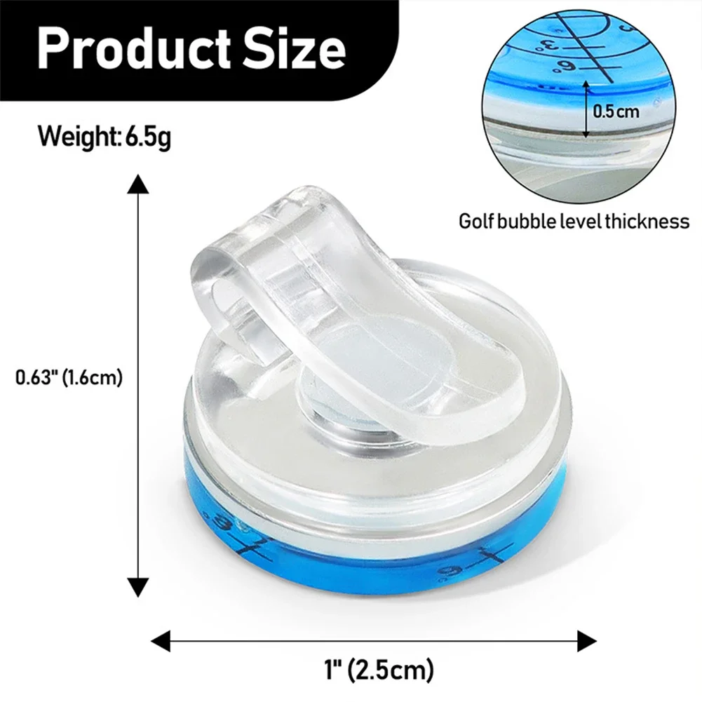 Golf Hat Clip Golf Ball Marker Golf Club Hat caps Clip Golf Level Meter High Precision Putting Tools Golf Supplies Accessories