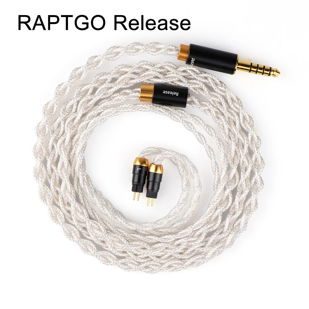 

RAPTGO Release Jointly-designed 4.4mm Shield Upgrade Headphone Cable Litz Taiwan Single Crystal Copper
