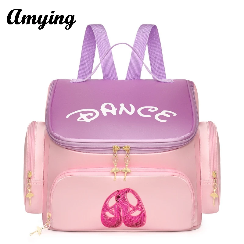 New Kids Latin Dance Storage Bag Ballet Dance Shoulder Bag Children Handbags Kids Dance Backpack Bags Student School Bag 1
