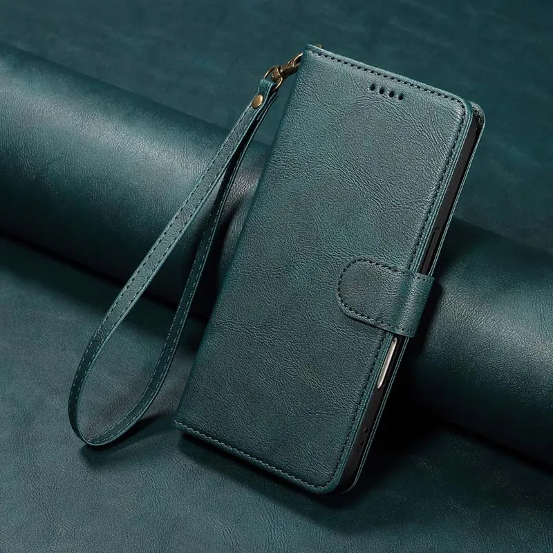 Leather RFID Flip Wallet Phone Case and Cover