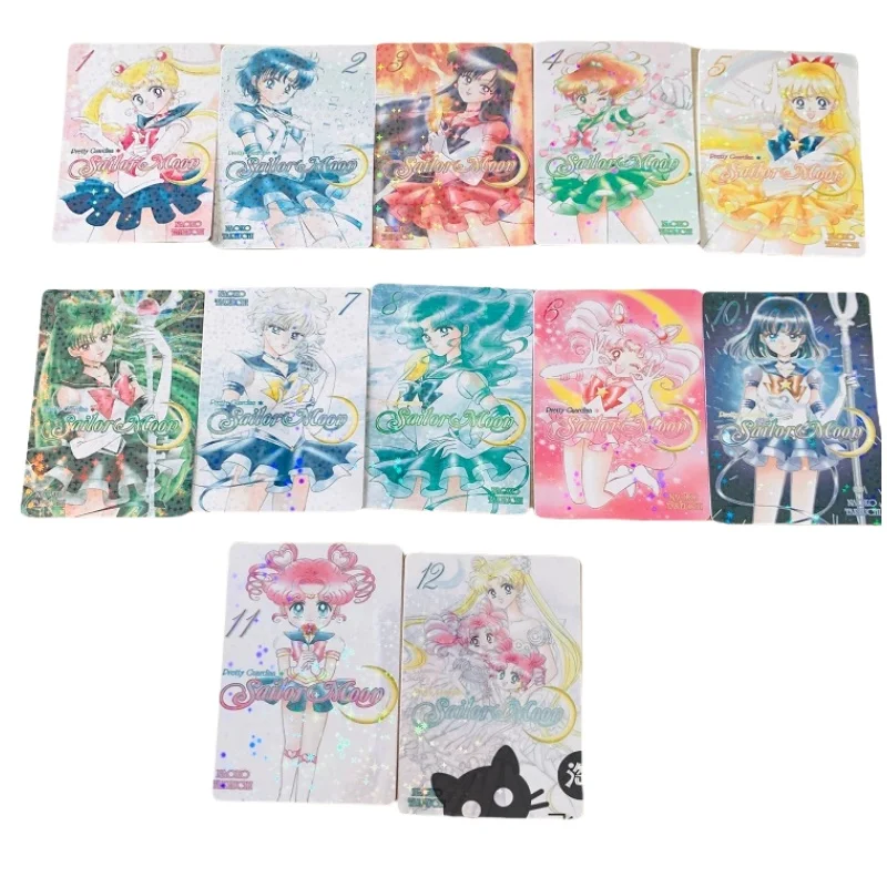 

12 шт./компл. флэш-карты Сейлор Мун Нептун Tsukino Usagi Uranus самодельные персонажи Аниме игры классические коллекционные карты