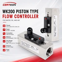 Détecteur de Débit à Piston LED pour Eau Huile et Gaz Interrupteur de Débit Réglable avec Alarme Contrôleur de Flux pour Pompe HVAC Système de Refroidissement 24VDC 220VAC 1