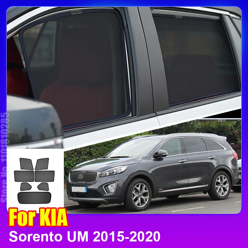 ForKiaSorentoUM20152020CarWindowFrontShieldSunShadeWindshieldRearSideWindow
