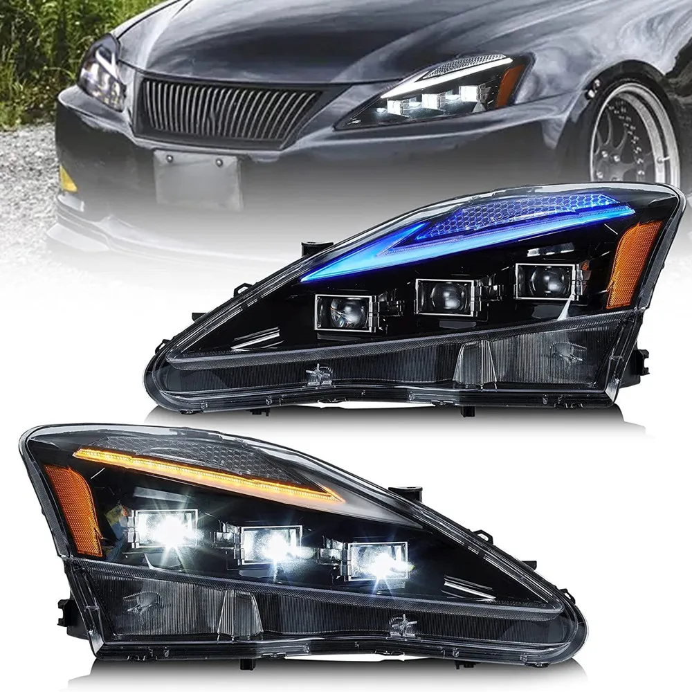 2pc Car Front Lights For Lexus IS250 LED Headlight 20062013 IS350