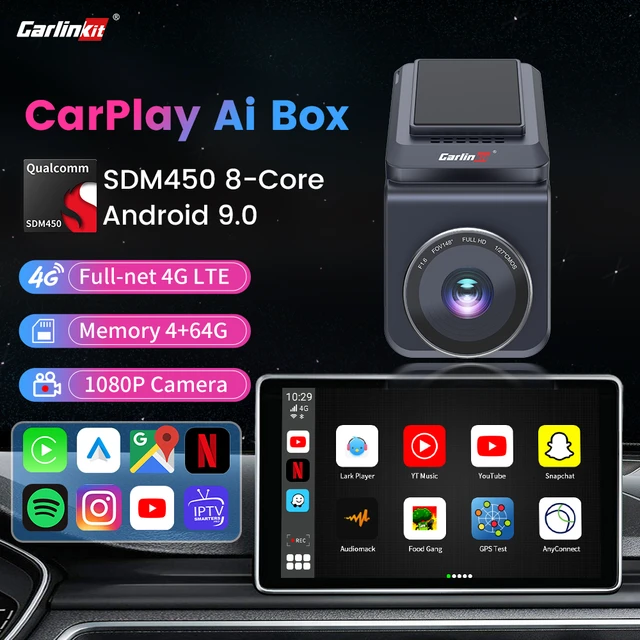 CarlinKit AI Box Dash Cam with Wireless CarPlay & Android Auto Adapter –  CarlinKit Online Store