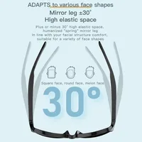 Smart Bluetooth V5.3 Sunglasses Glasses Call Outdoor Sports Headphones HIFI Black Technology Anti-touch UV For Men And Women - Image 3