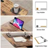 Mobile Standing Desk, 28 inch Small Height Adjustable Rolling Laptop Desk, Portable Sit Stand Desk 5
