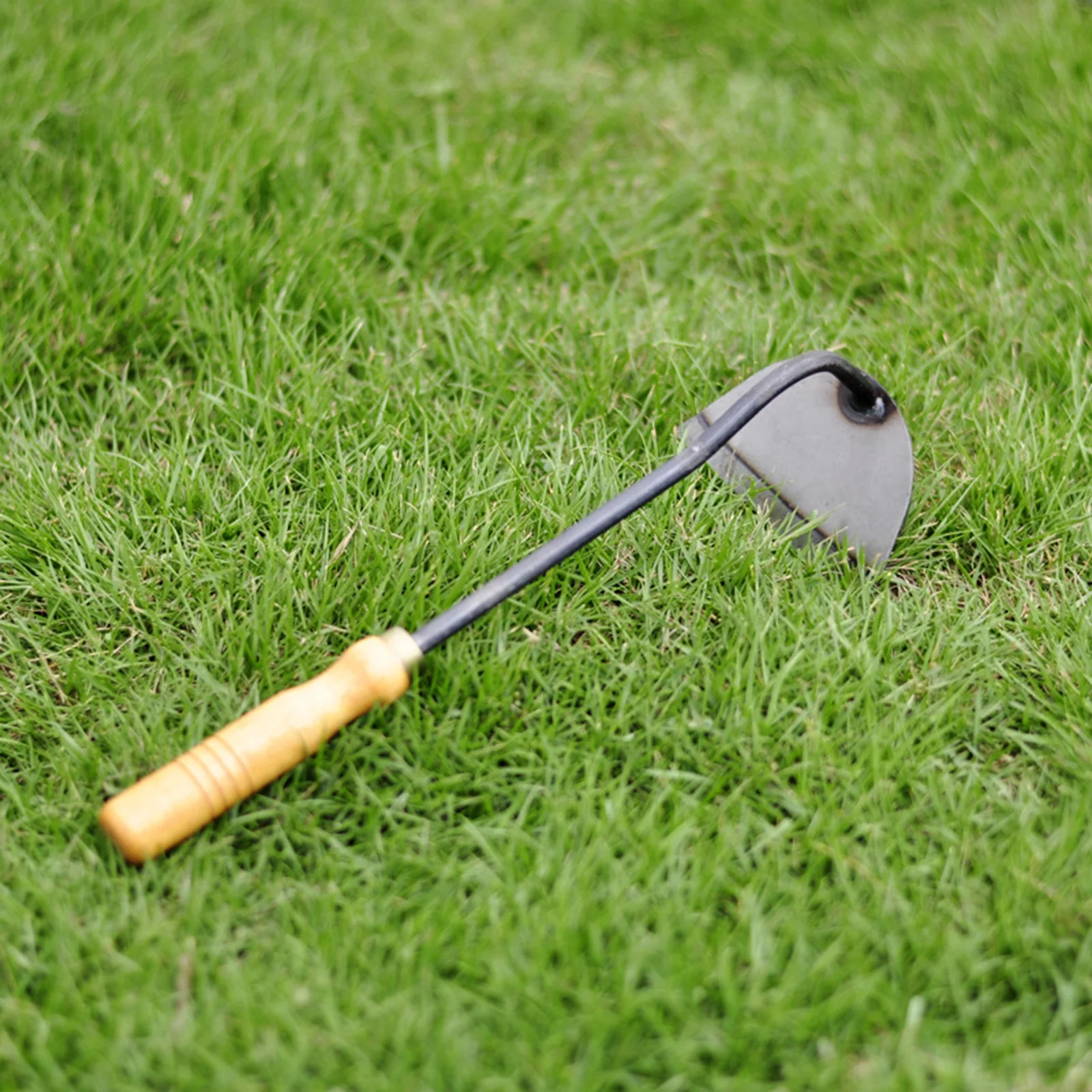 Garden Hoe Tool Wedding Gardening Steel Nonslip Handle Hand Hoe Weeder Hand Digger Cultivator for Farm Lawn Plants Yard Backyard 4