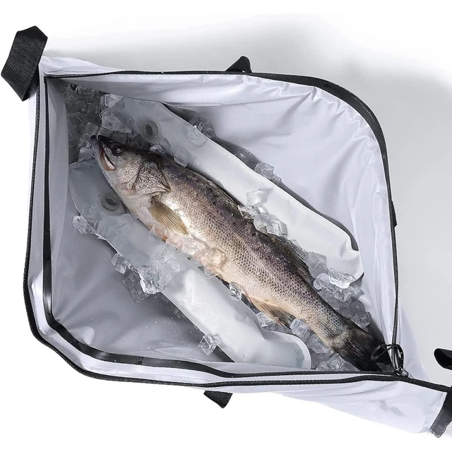 Buffalo Gear Insulated Fishing Cooler Bag, Waterproof Fish Bag, Waterproof  Tuna Bag Leak Proof Fishing Cooler, Keeps Cold Over 24 Hours