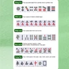 Outdoor Mini Mahjong Set with Folding Mahjong Table Portable Mah Jong Game Set For Travel Family Leisure Time Entertainment 6
