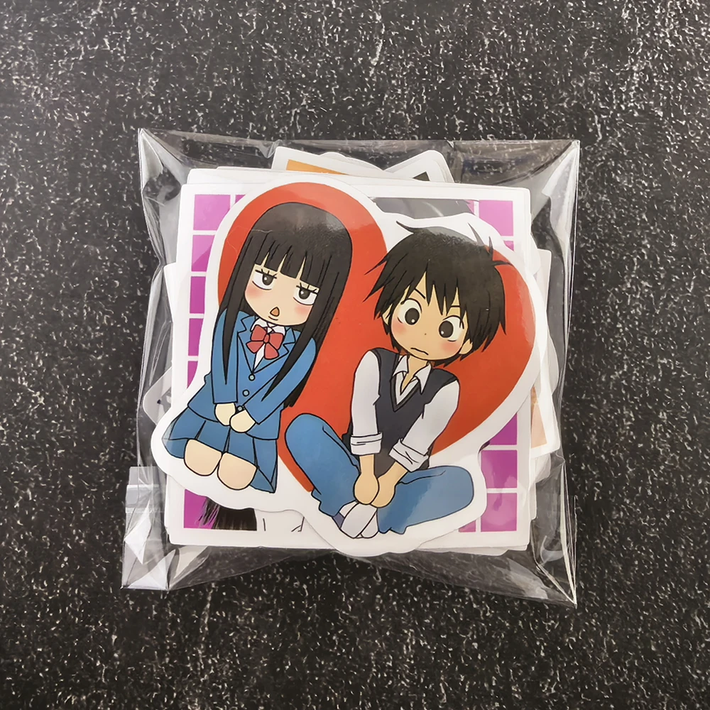 50pcs Kimi Ni Todoke 애니메이션 스티커 Sawako Kuronuma Kazehaya Shouta 스티커 노트북 수하물 노트북 Kurumizawa Ume 데칼
