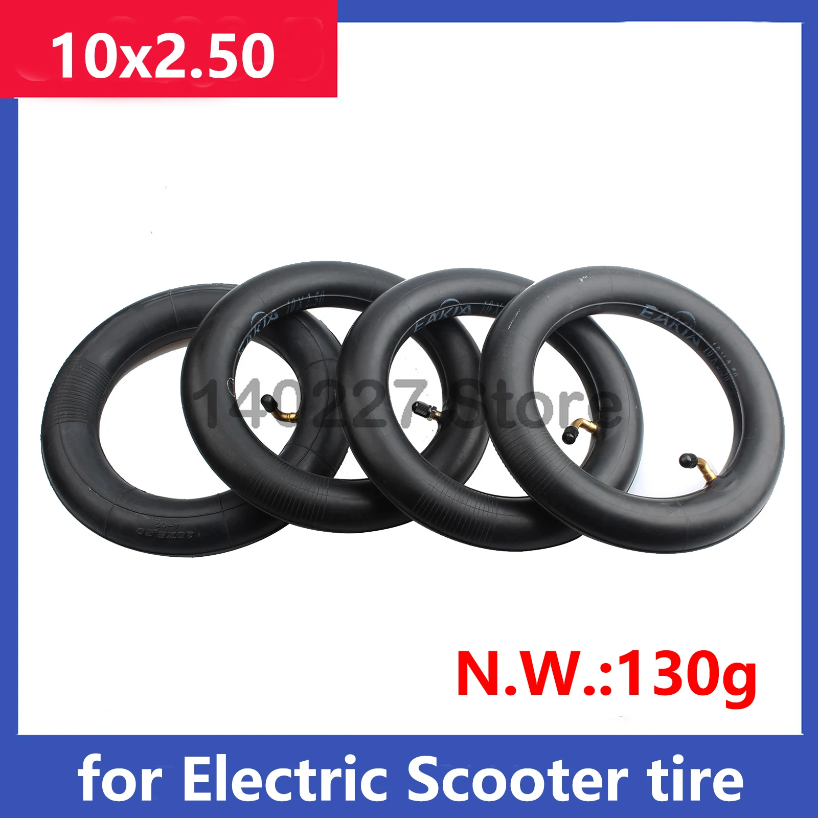 고품질 10 인치 내부 타이어 10x2.50 내부 튜브 10*2.50 전기 스쿠터 균형 자..