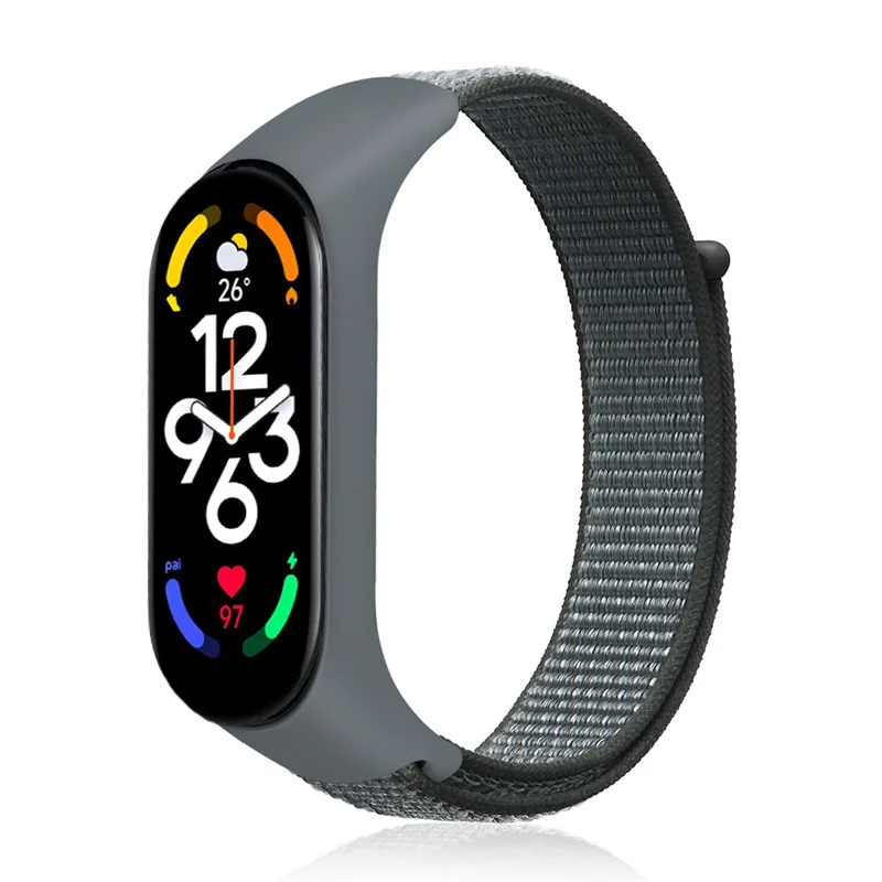 Nylon Sport Loop Smartwatch Replacement Wristband Strap