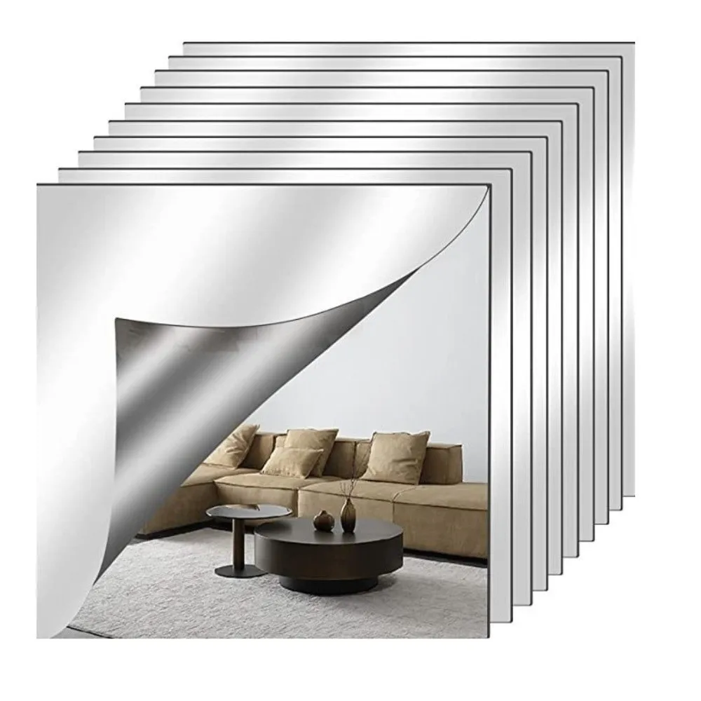 Acrylic Self Adhesive Mirror Sheet Shatterproof DIY