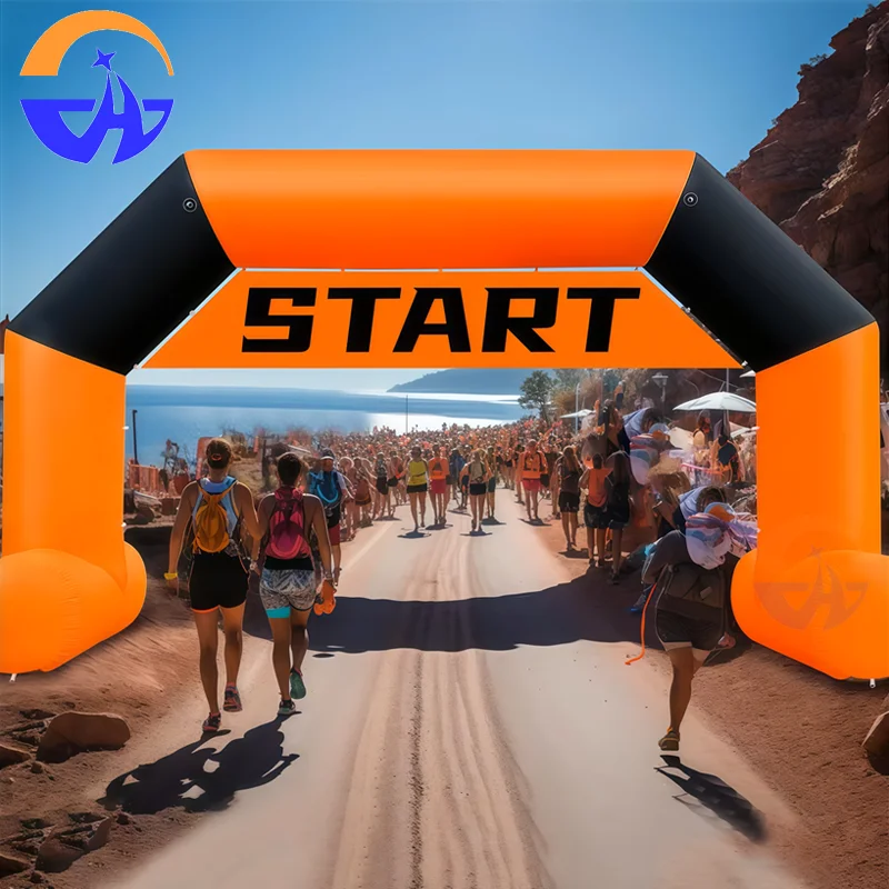 Inflatable Start & Finish Line Arch with Blower – Outdoor Event Archway 4