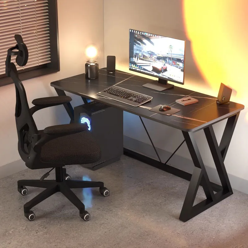 Shelf Writing Desk Gaming Storage Corner Wooden Office Desks Workstation Organizer Luxury Scrivania Ufficio Lavoro Furniture