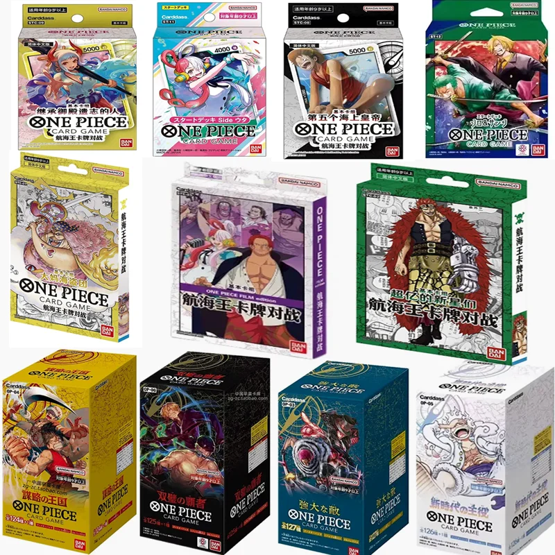 Bandai Original One Piece Op01-06 Anime Stc01-10 Card Version Kingdom Supplement Pack Opcg Card Battle Game Top War Poke Giftr