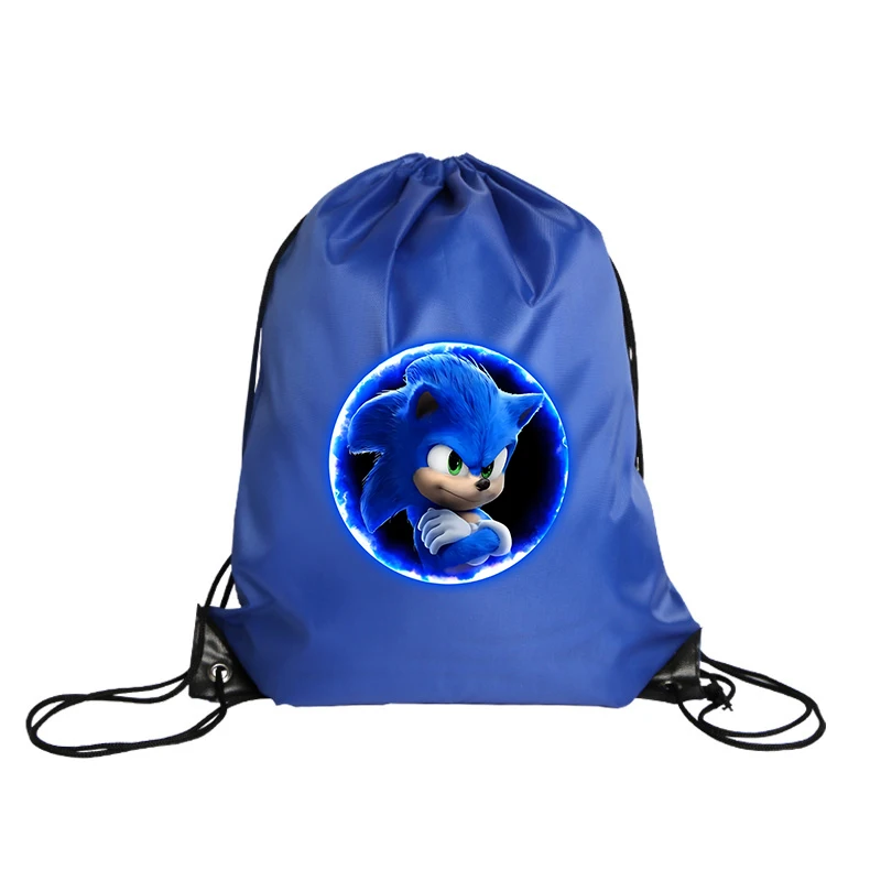 thumbnail image 1 of Bolsas con cordón de Sonics, bolsas de maquillaje con figuras impresas del juego Kawaii, bolsos de bolsillo portátiles con diseño de baloncesto de Anime, regalo de Navidad, 1 of 5