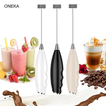 Mi-Mousseur à lait pour déterminer la mousse, mini fouet pour latte, café, cappuccino, frappe, matcha, chocolat chaud, batteur à œufs, clics, centre commercial