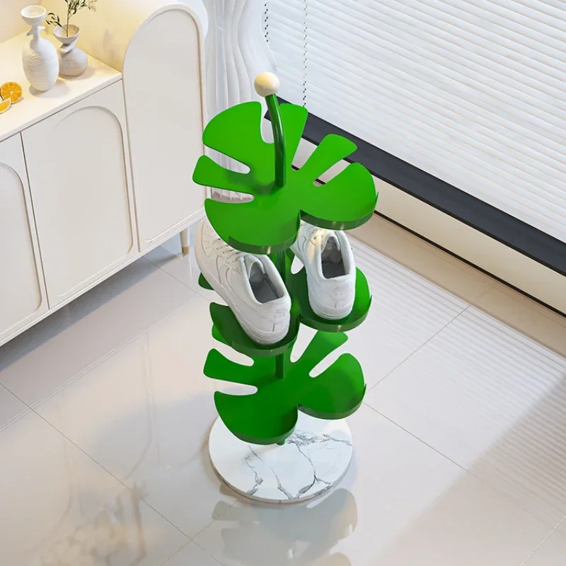 

Creative four leaf clover shoe rack for home doorstep small multi-layer storage