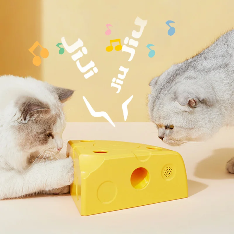

Smart Sensing Cat Toy Interactive Sound Pet Cat Electric Toys Intelligent Exercise Indoor USB Charge for Kitten Play Games