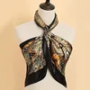 Versatile, fashionable, personalized, retro print, large cashew nut square scarf, wrapped vest, multiple wearing options, gauze, 3