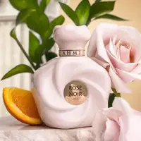 Parfum Rose Noir d'Ahmed Al Maghribi pour femmes, 75 ml, marque arabe haut de gamme, parfum oriental durable et charmant, eau de toilette de luxe 2