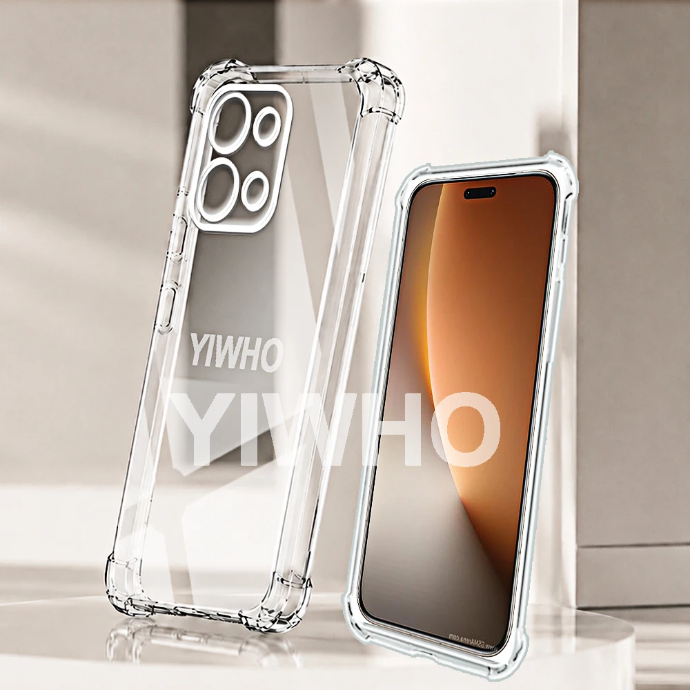 Transparent Shockproof TPU Case - Luxury Full Clear Cover