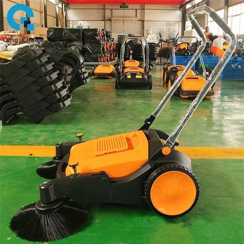 Sweeping Machine Hand push chicken farm non-electricNo need for gasoline Cleaning machine Effortless Factory floor sweeper