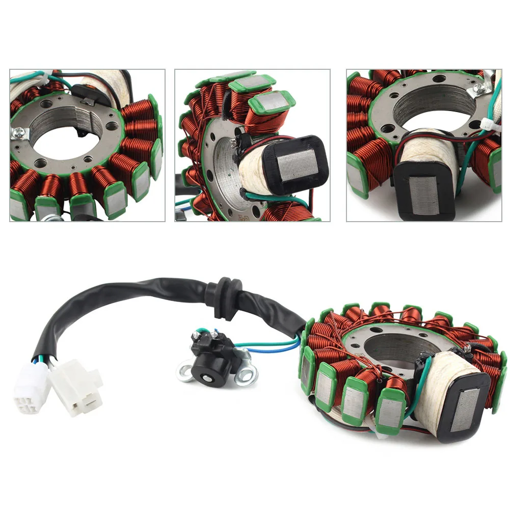 GOOFIT 18 bobina moto magneto statore bobina generatore di accensione motore accessori sostituzione per Lifan 150cc