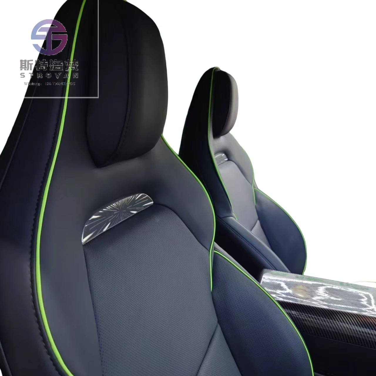 מושבי רכב ספורטיביים מותאמים אישית מעור יוקרתי, מתאימים לכל העונות