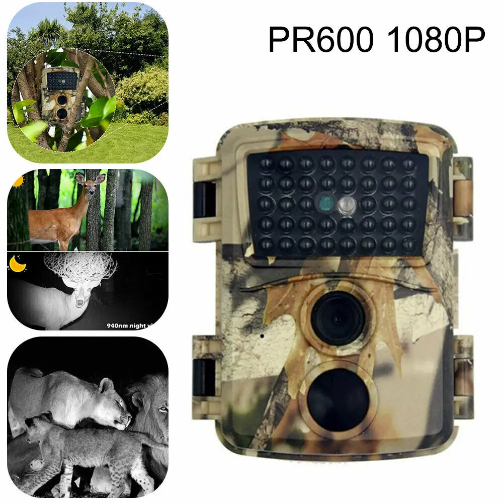Outdoor Trail Hunting Camera 12MP 1080P Infrared Night Vision Waterproof Trap