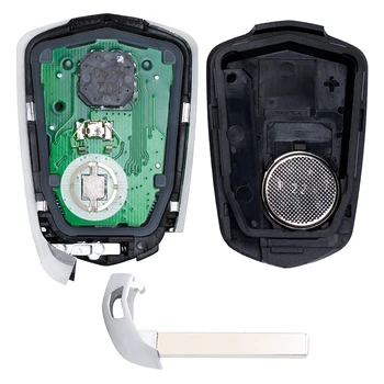 Keyforkess 315MHz/ 433MHz ID FCC: HYQ2EB/ HYQ2AB Keyless Smart Remote Key Fob 5 1 6 pulsanti per Cadillac Escalade ESV 2015-2020 - KEYECU 315MHz 433MHz ID FCC HYQ2EB HYQ2AB Keyless Smart Remote Key Fob 5 1 6