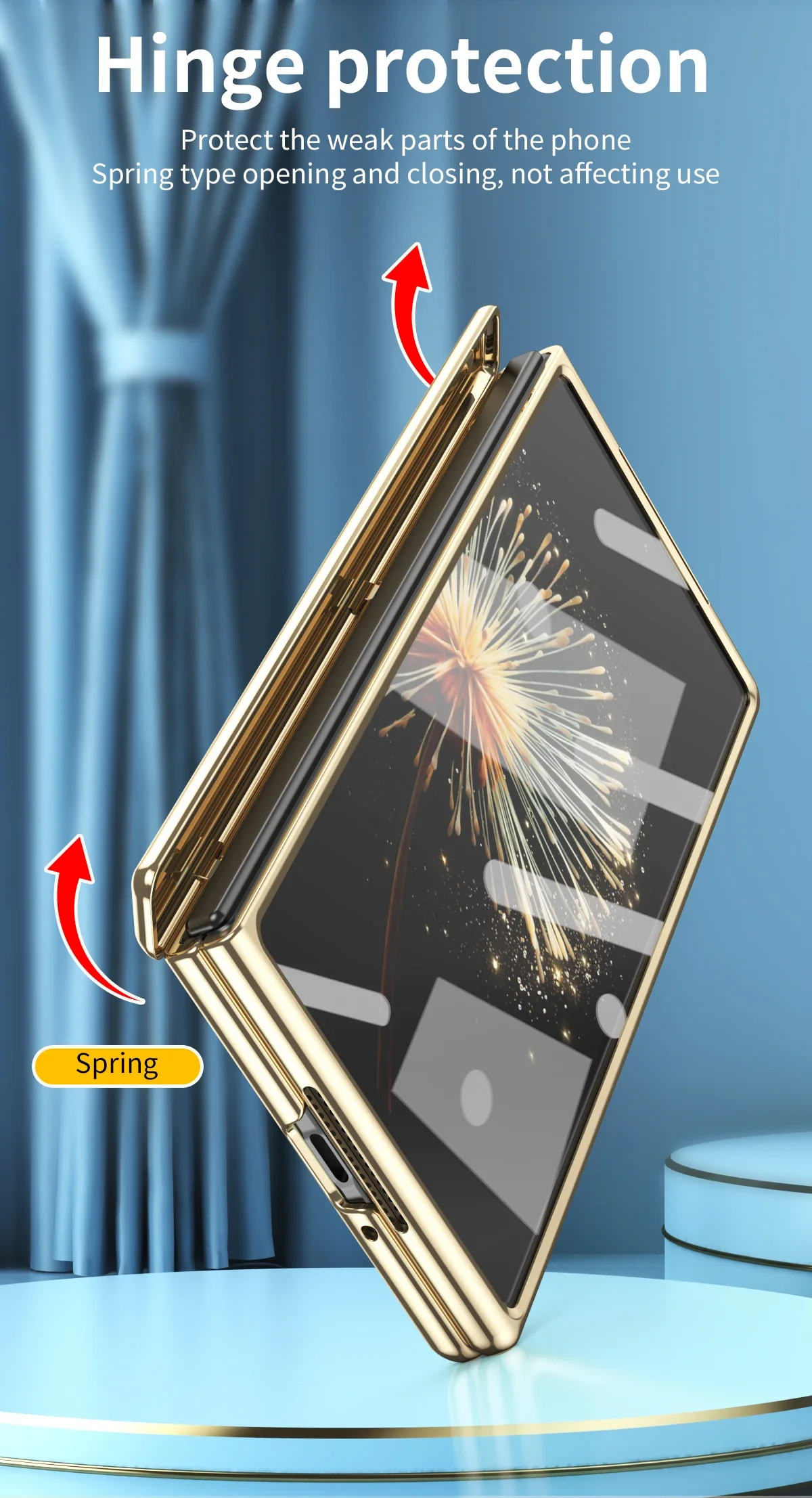 For Xiaomi MIX Fold 3 5G Case 360° Full Screen Protector Cover Hinge Plating Matte Mechanical Case For Xiaomi MIX Fold 3 5G_voghion.com