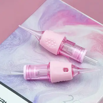 Aghi per Cartucce Tattoo BIOMASER 20 Pezzi, Vendita Speciale, Rosa, Aghi Monouso per Tatuaggi e Trucco Permanente RL RS 11U per Macchina per Trucco Permanente