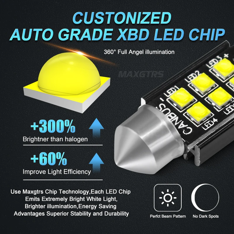 2x C5W C10W LED Canbus  31mm 36mm 39mm 41mm 佺  Ʈ, ڵ   ȣ ڵ ׸  12v ȭƮ